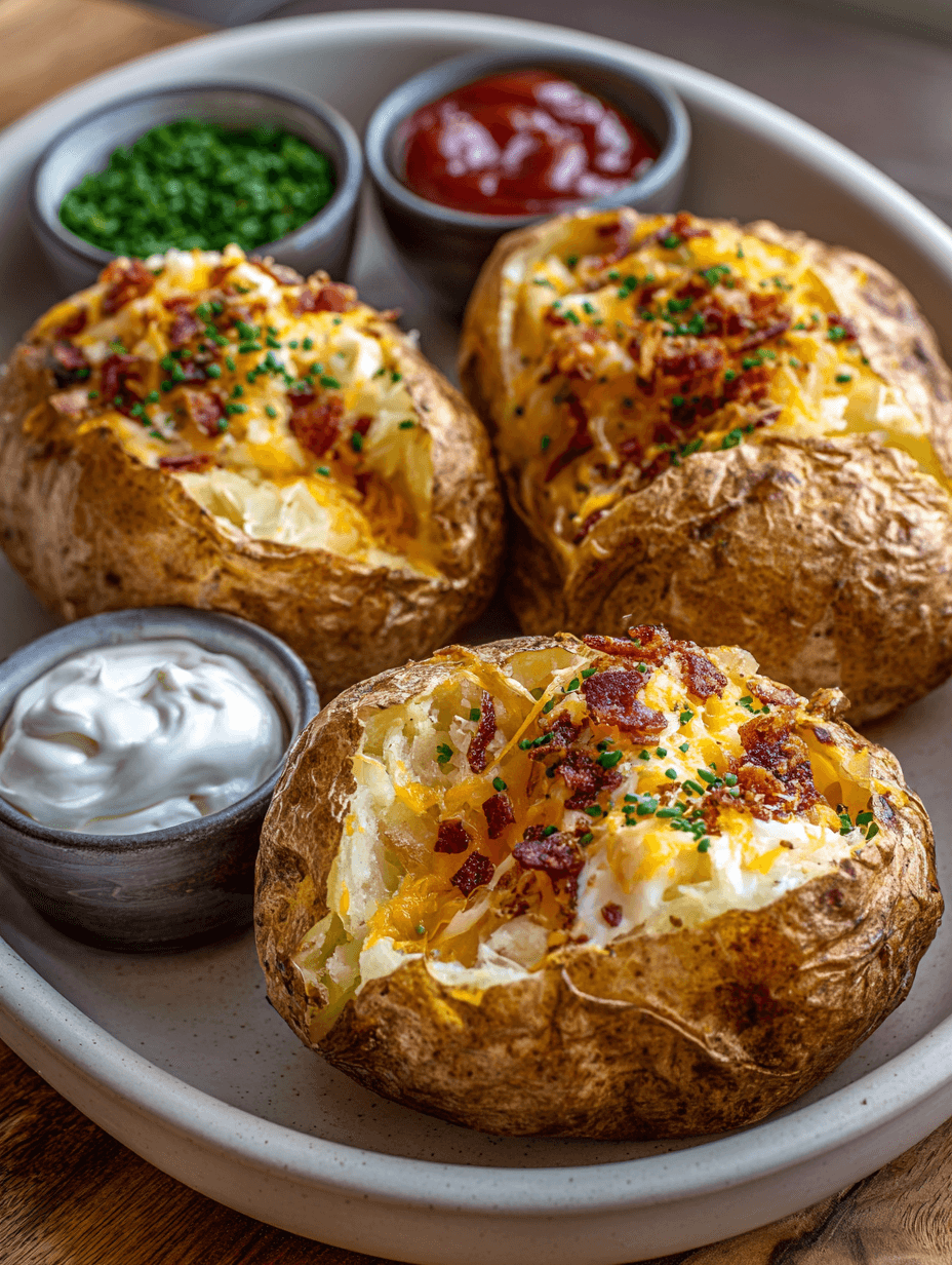 Air Fryer Baked Potatoes