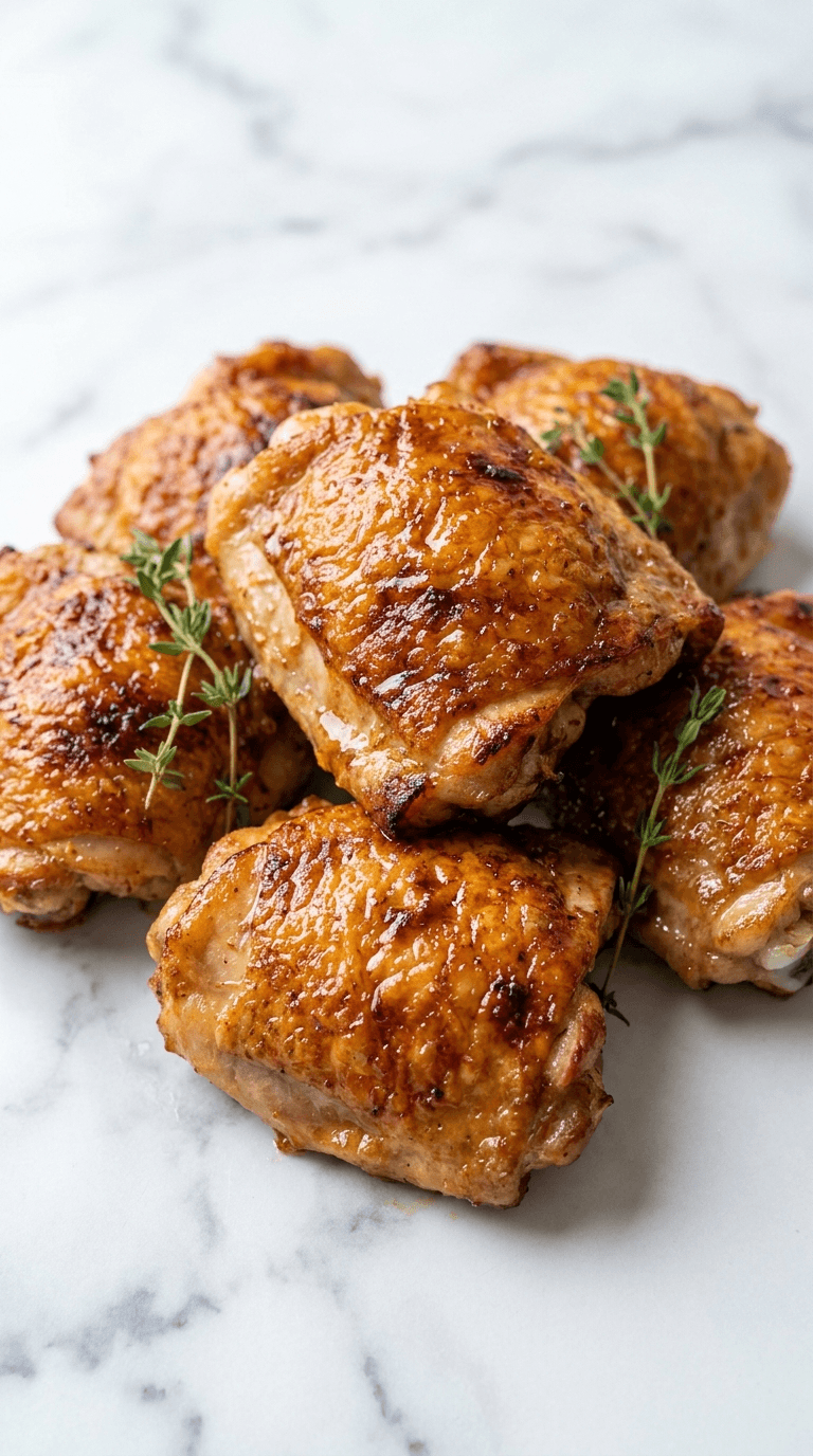 Crispy Air Fryer Chicken Thighs