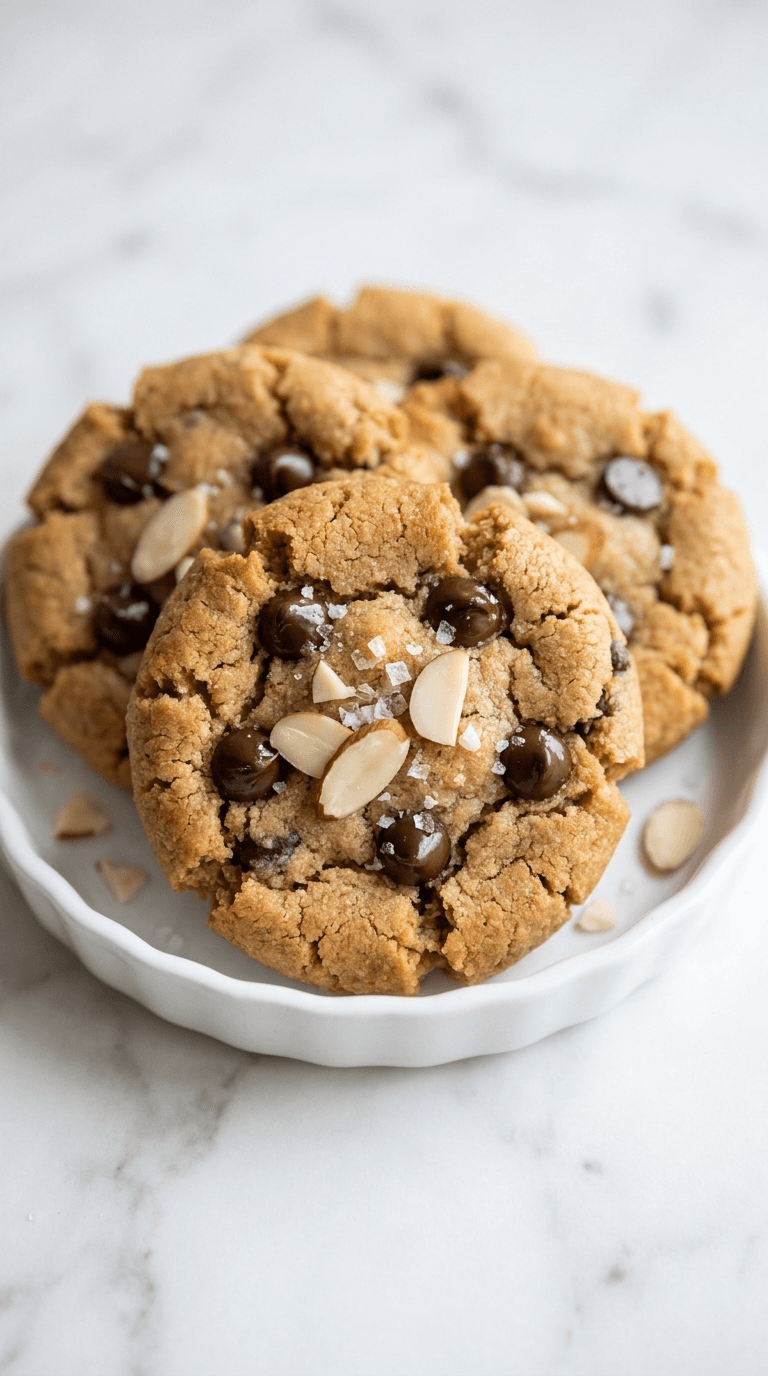 Almond Flour Chocolate Chip Cookies