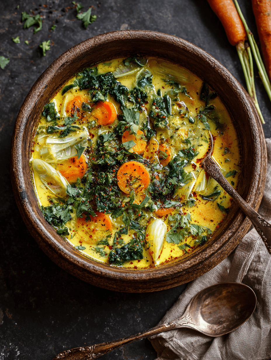 Anti-Inflammatory Golden Detox Soup