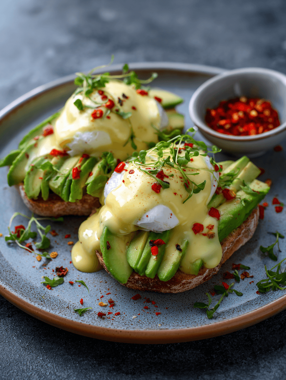 Avocado Eggs Benedict Recipe