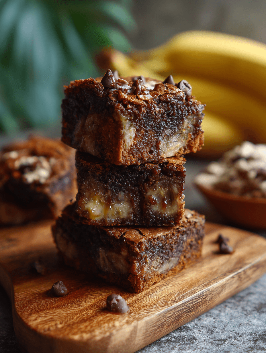 Banana Bread Brownies