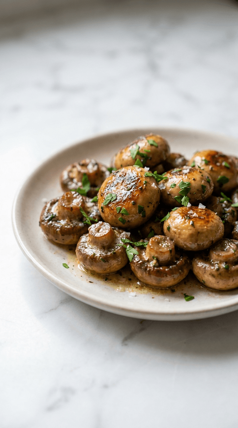Best Low Carb Garlic Butter Mushrooms