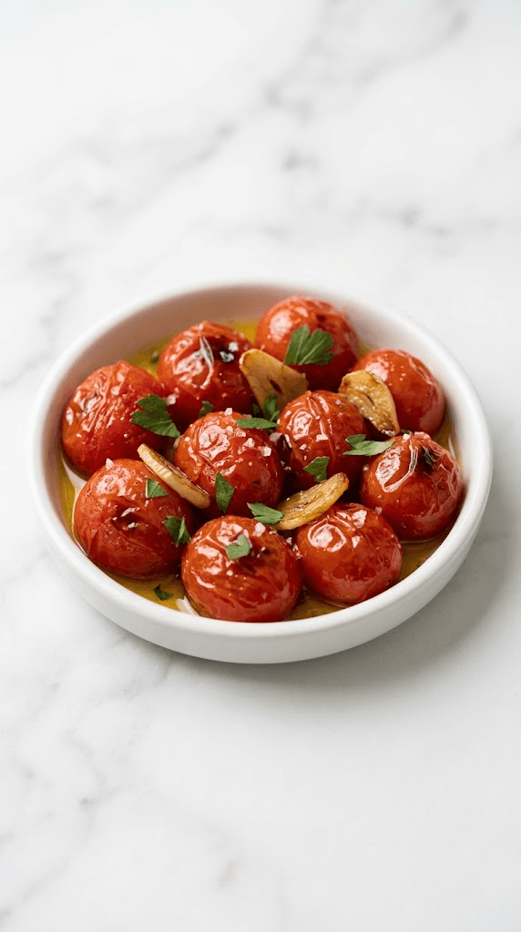 Best Low Carb Roasted Tomatoes with Garlic