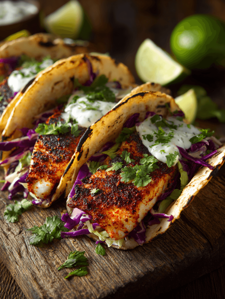 Blackened Fish Tacos Recipe