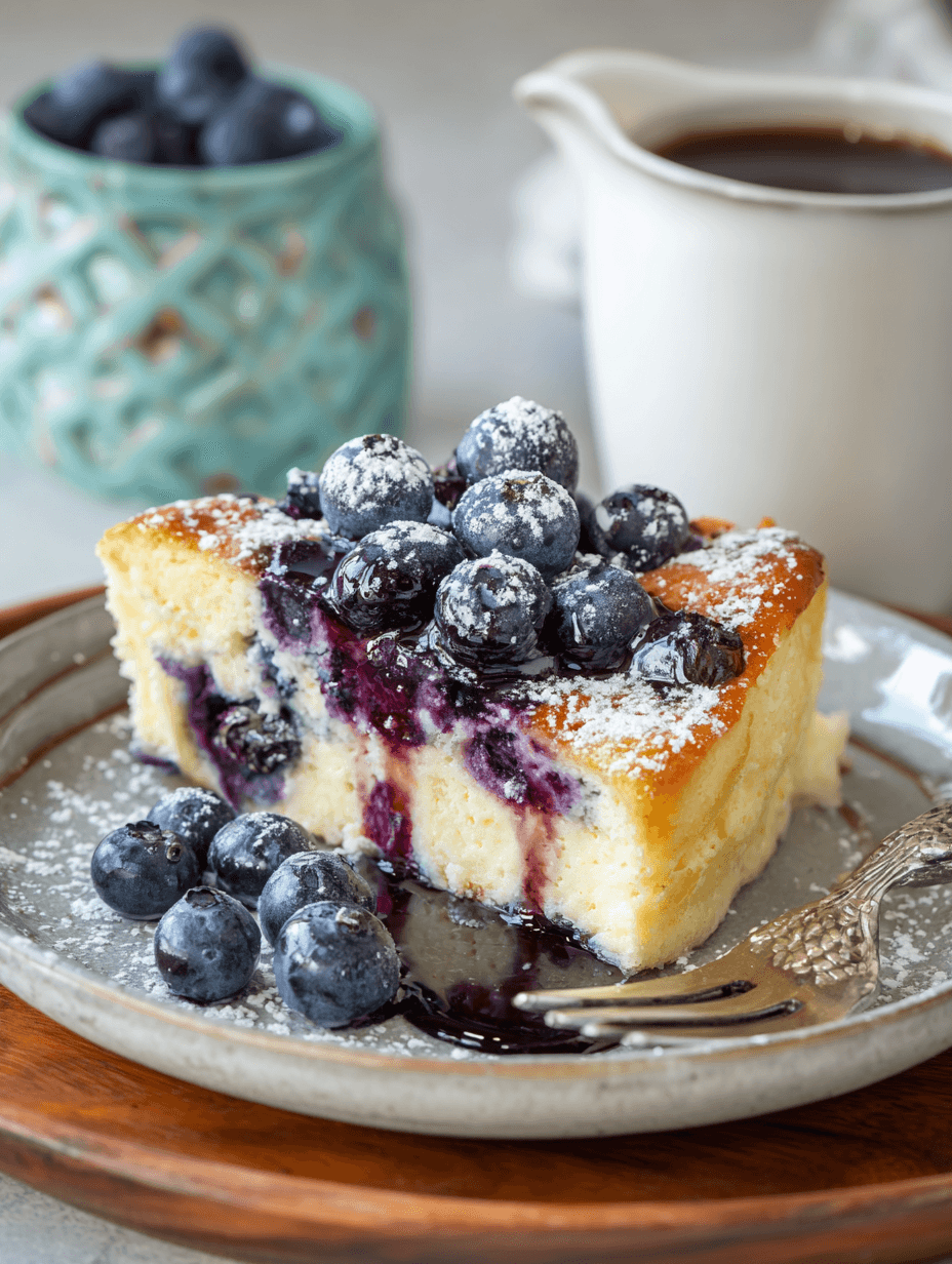 Blueberry Buttermilk Pancake Casserole