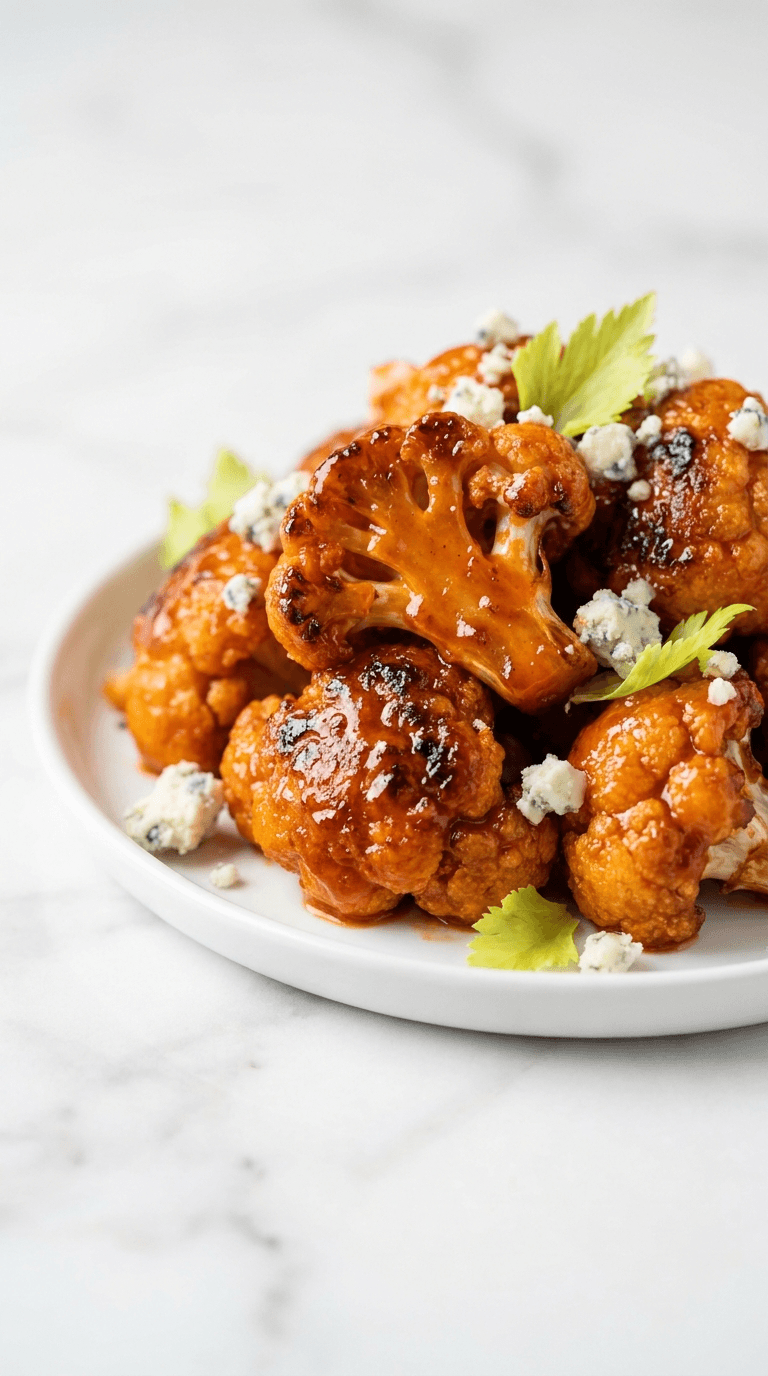 Buffalo Cauliflower Bites