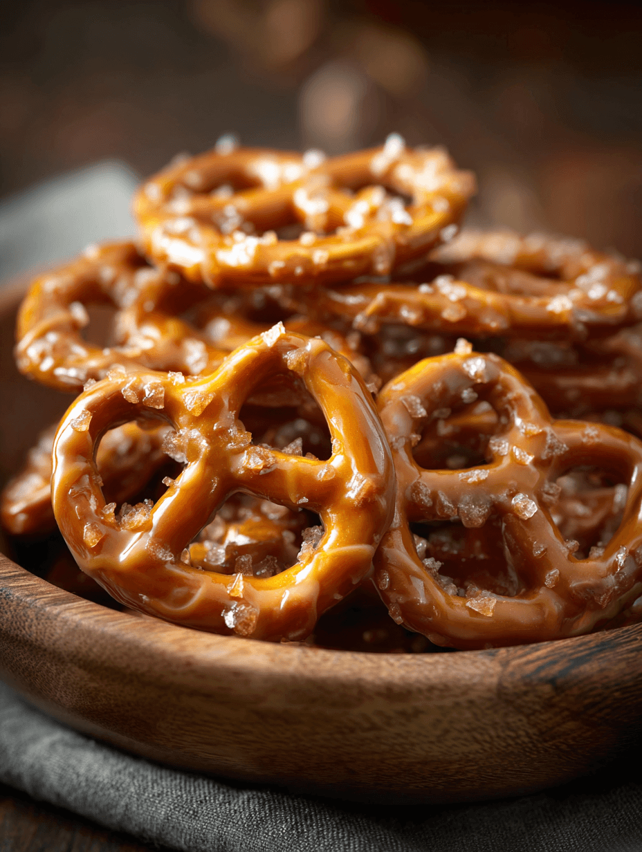 Butter Toffee Pretzels