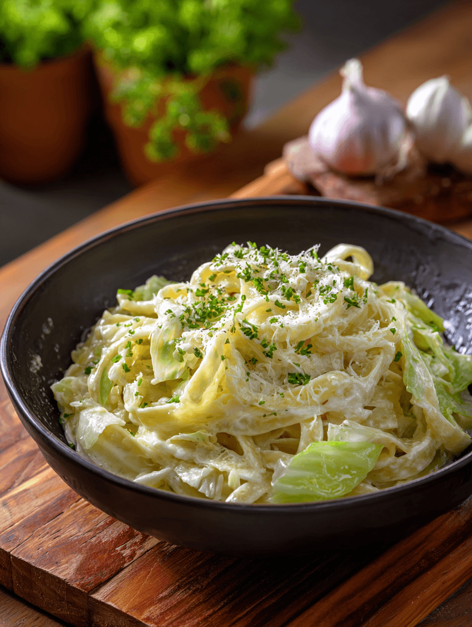Cabbage Alfredo Recipe
