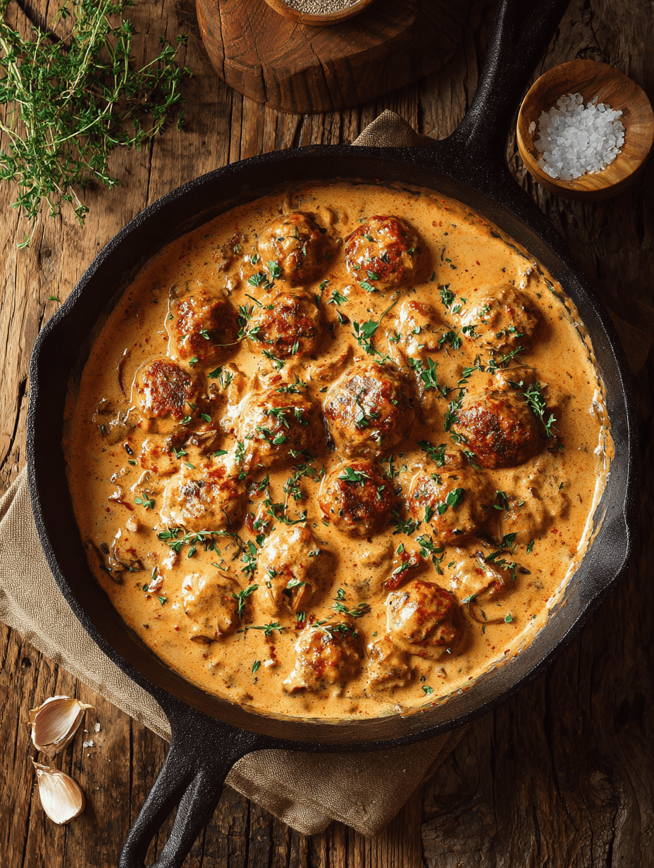 Carnivore Creamy Meatballs