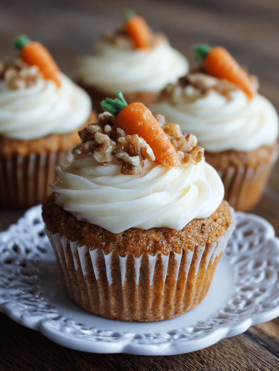 Carrot Cake Cupcakes Recipe
