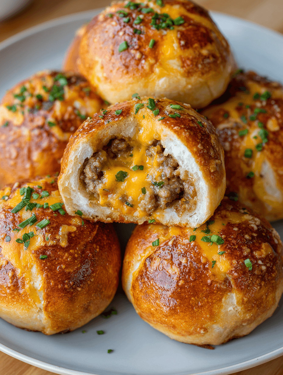 Cheeseburger Bombs