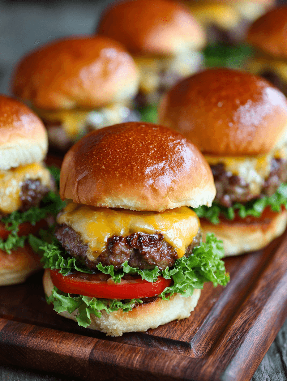 Cheeseburger Sliders Recipe