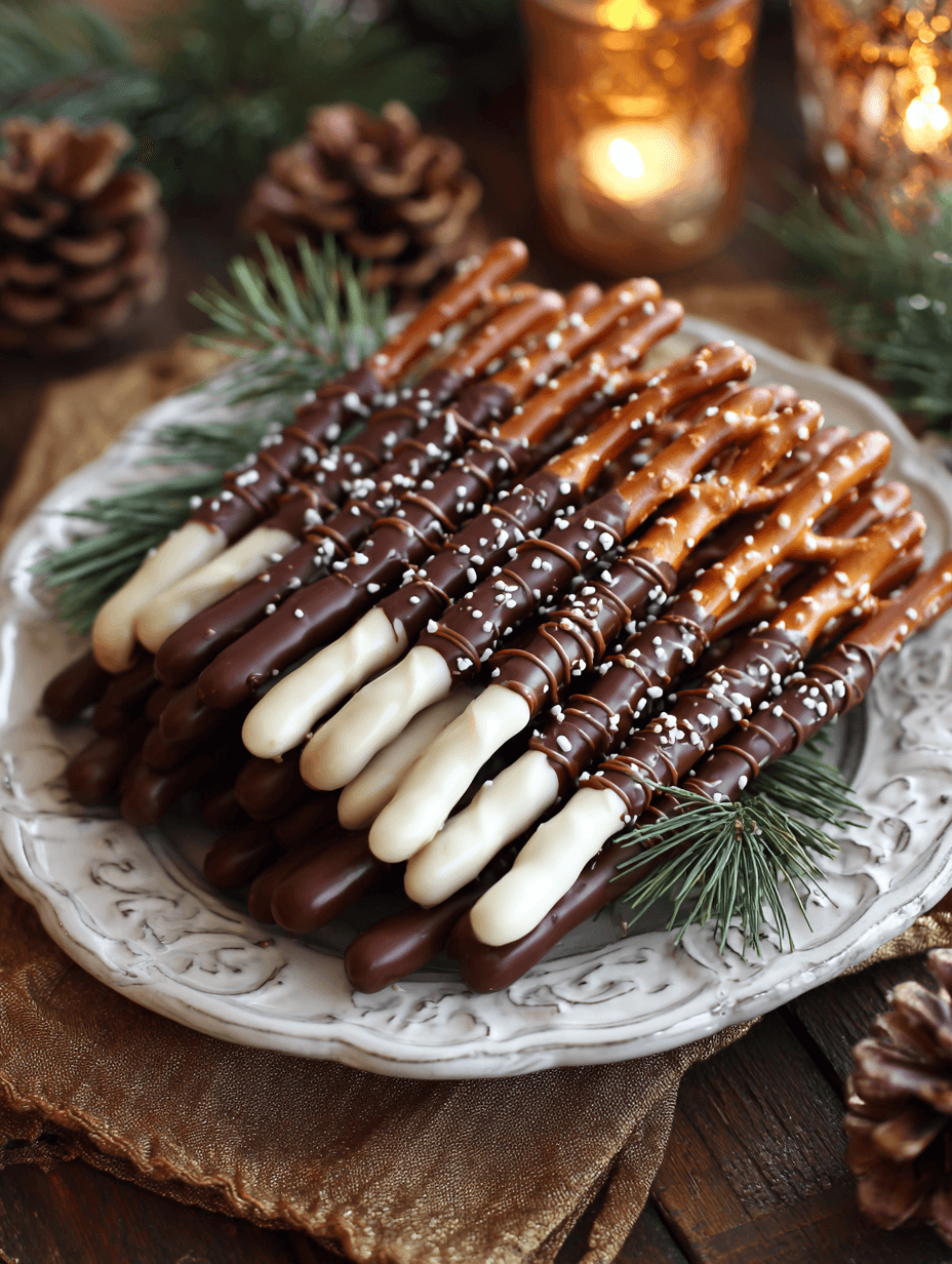 Chocolate Dipped Pretzels