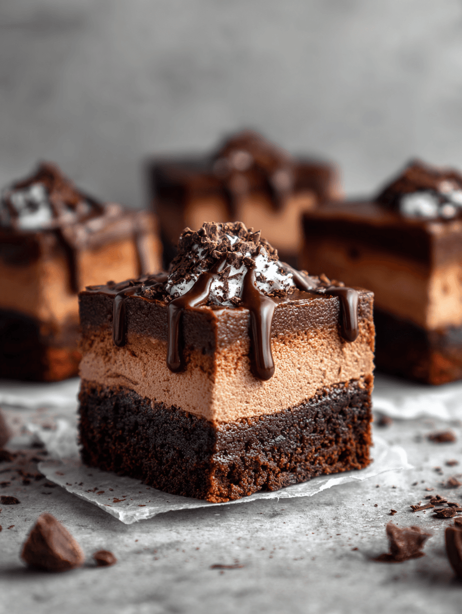 Chocolate Mousse Brownies Recipe