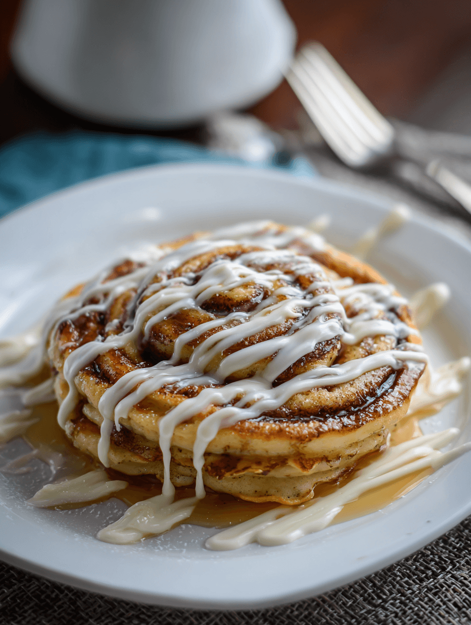 Cinnamon Roll Pancake