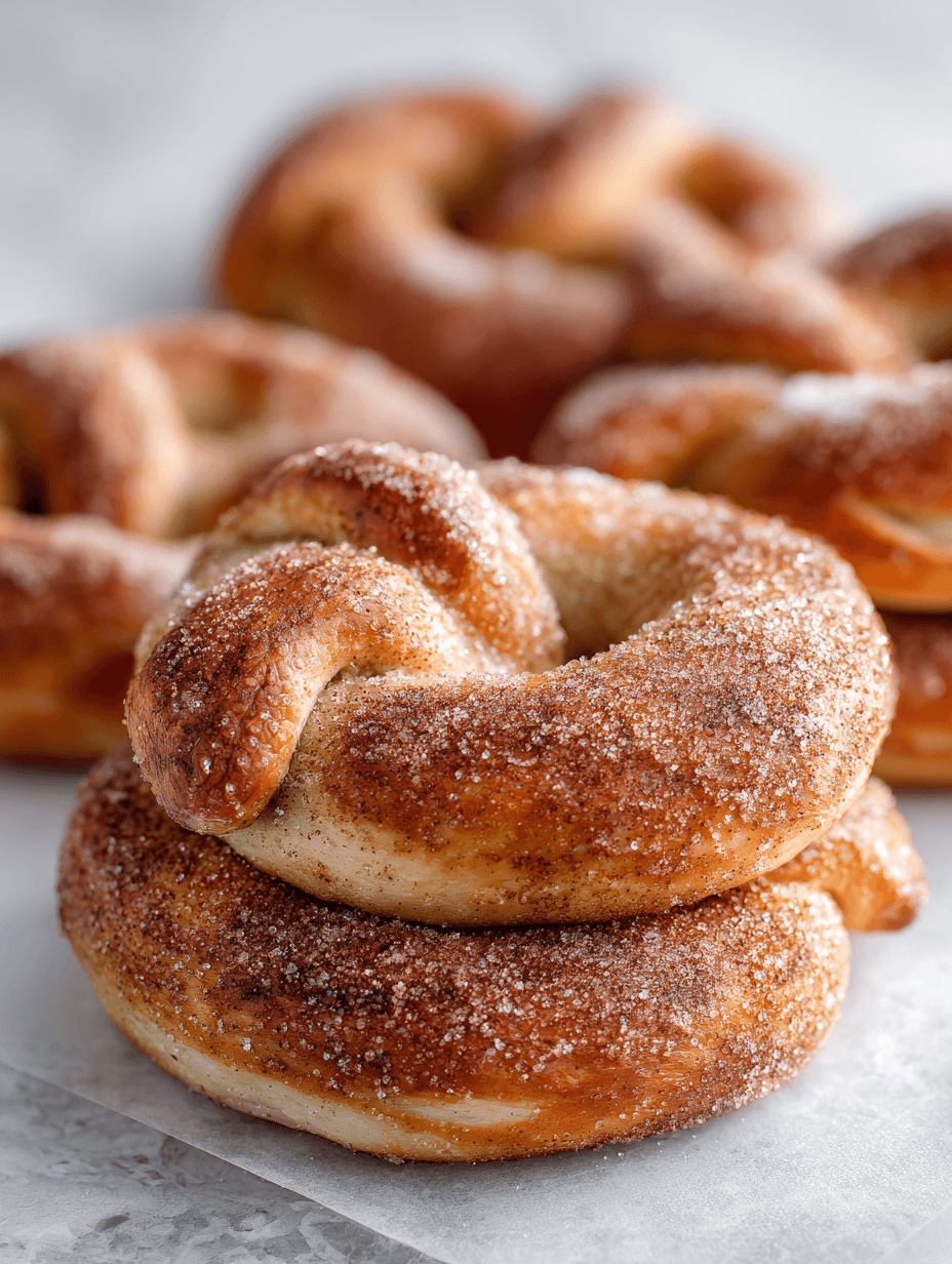 Cinnamon Sugar Soft Pretzels