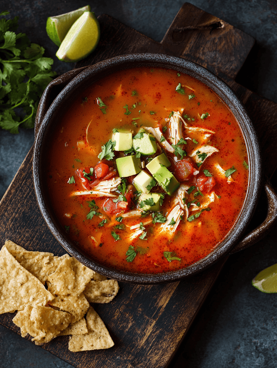 Classic Chicken Tortilla Soup