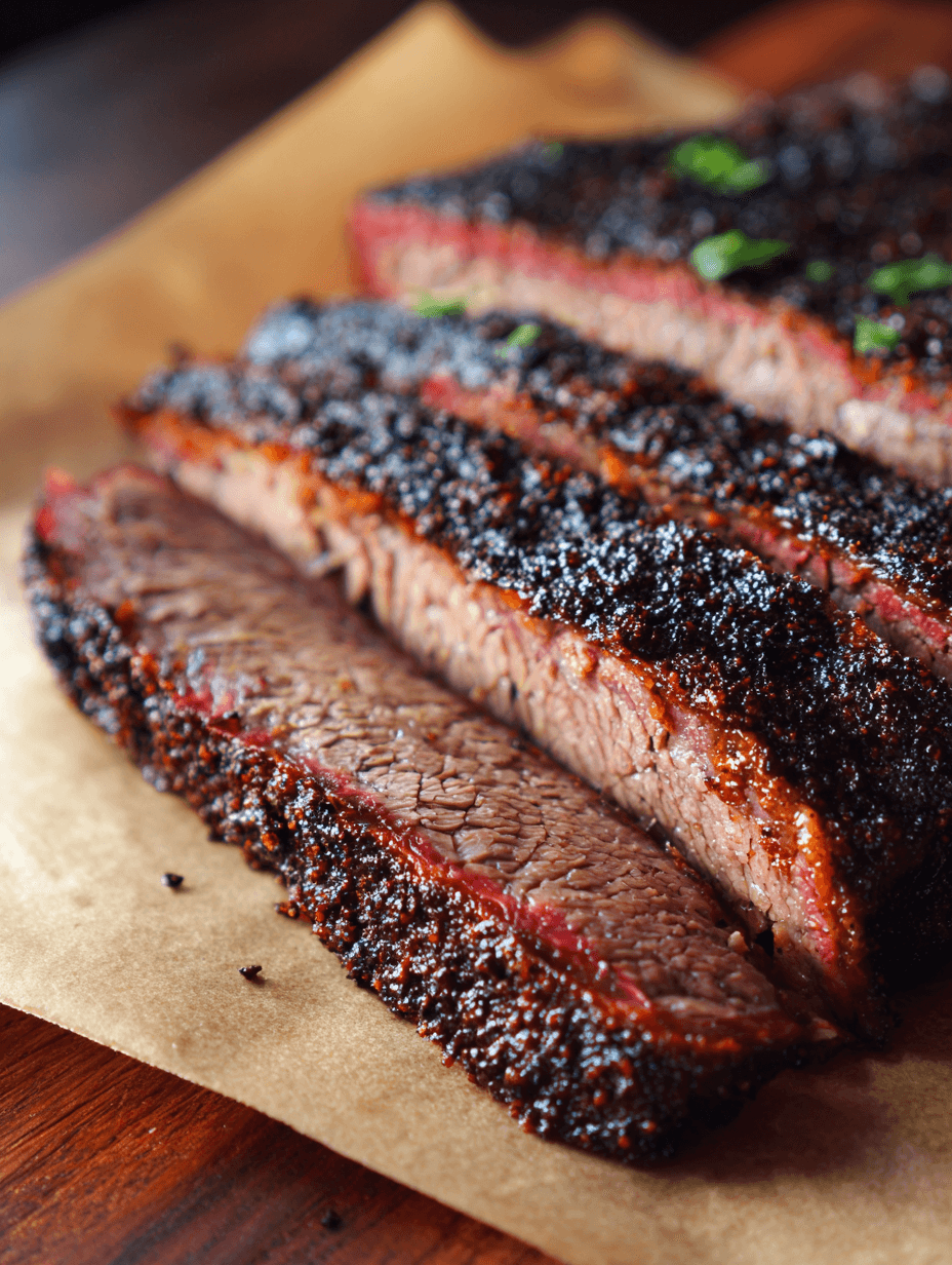Coffee Rubbed Smoked Brisket Recipe