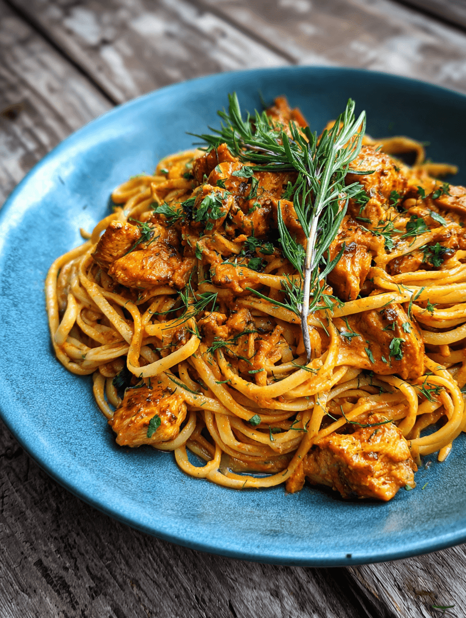 Cowboy Butter Chicken Linguine