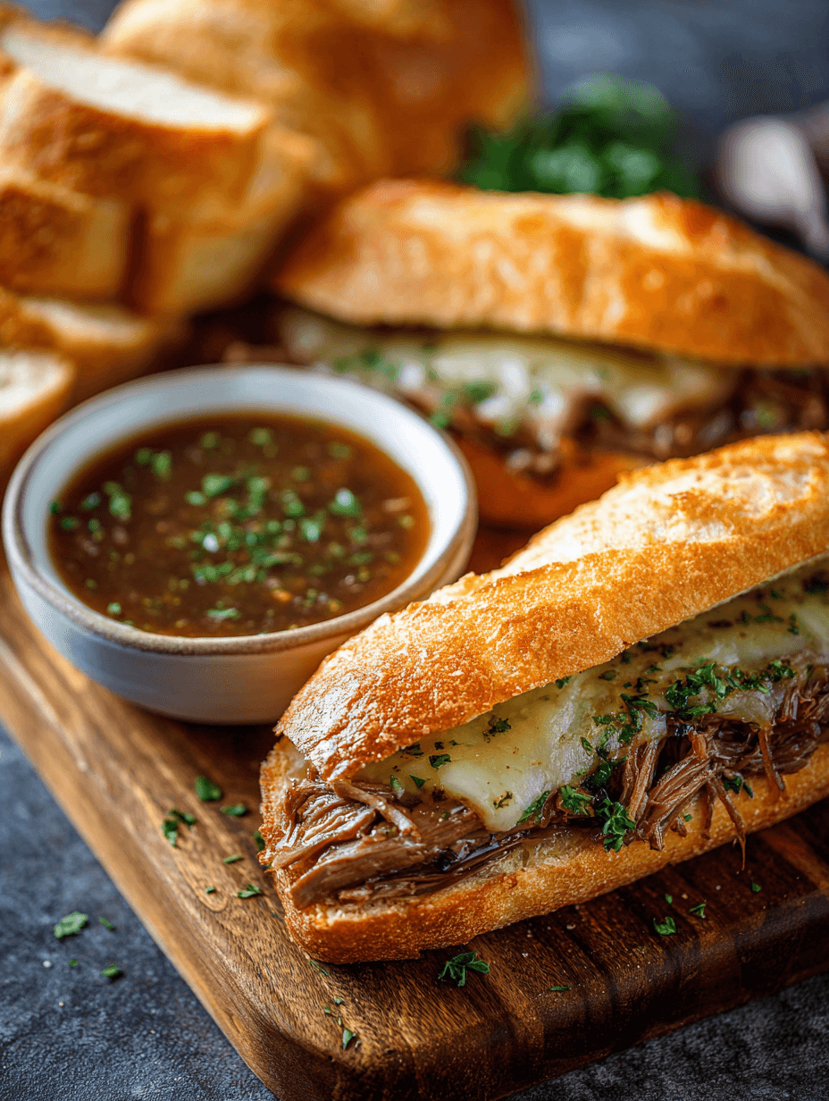 Crafting Crockpot French Dip Sandwiches