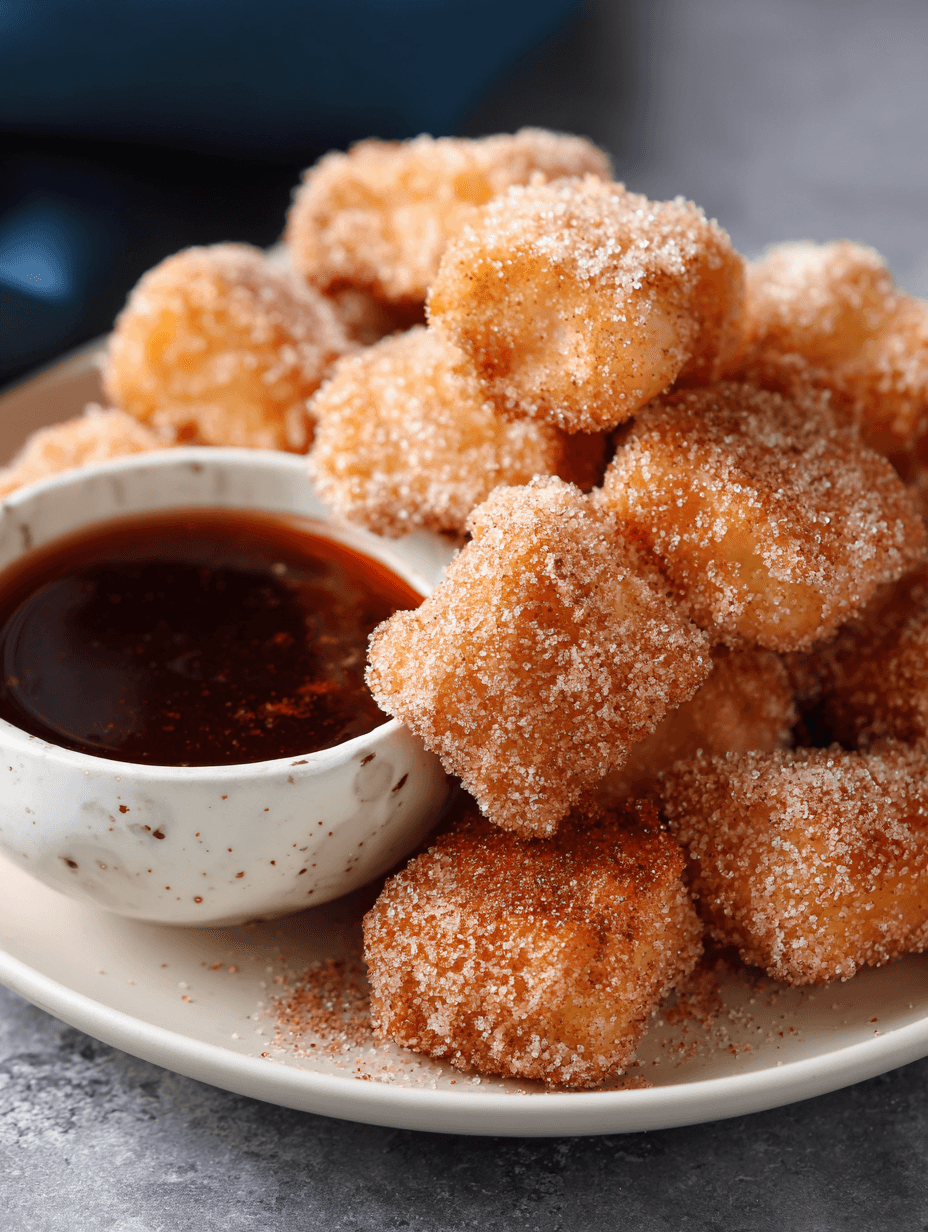 Crispy Air Fryer Churro Bites