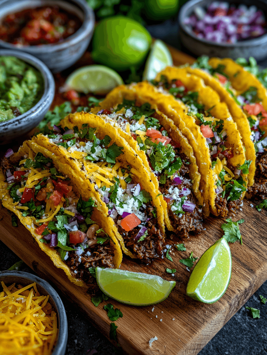 Crispy Beef Tacos