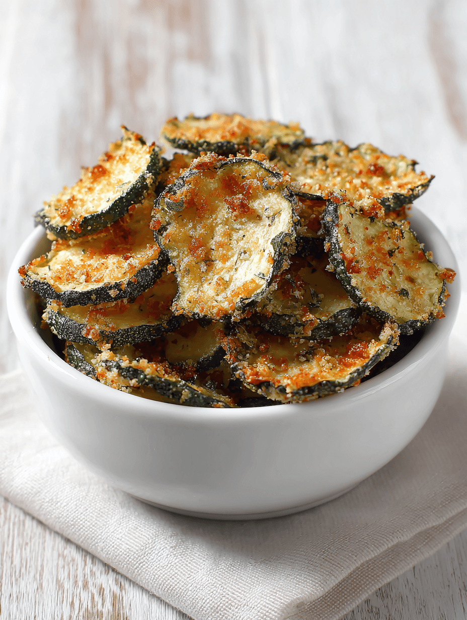 Crunchy Zucchini Chips
