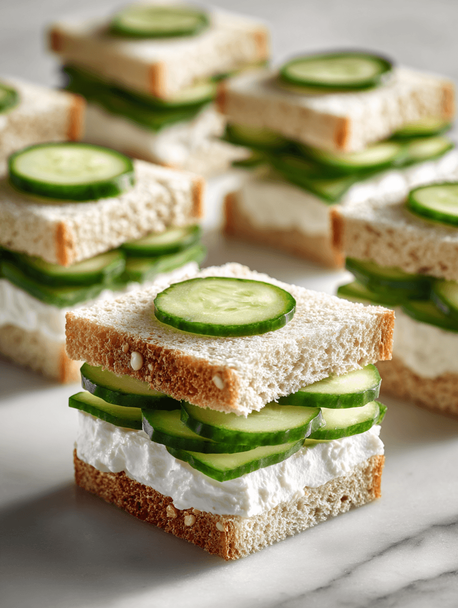 Cucumber Tea Sandwiches Recipe