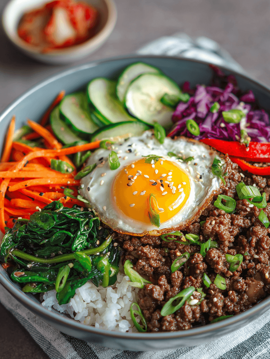 Delicious Korean Ground Beef Bowl