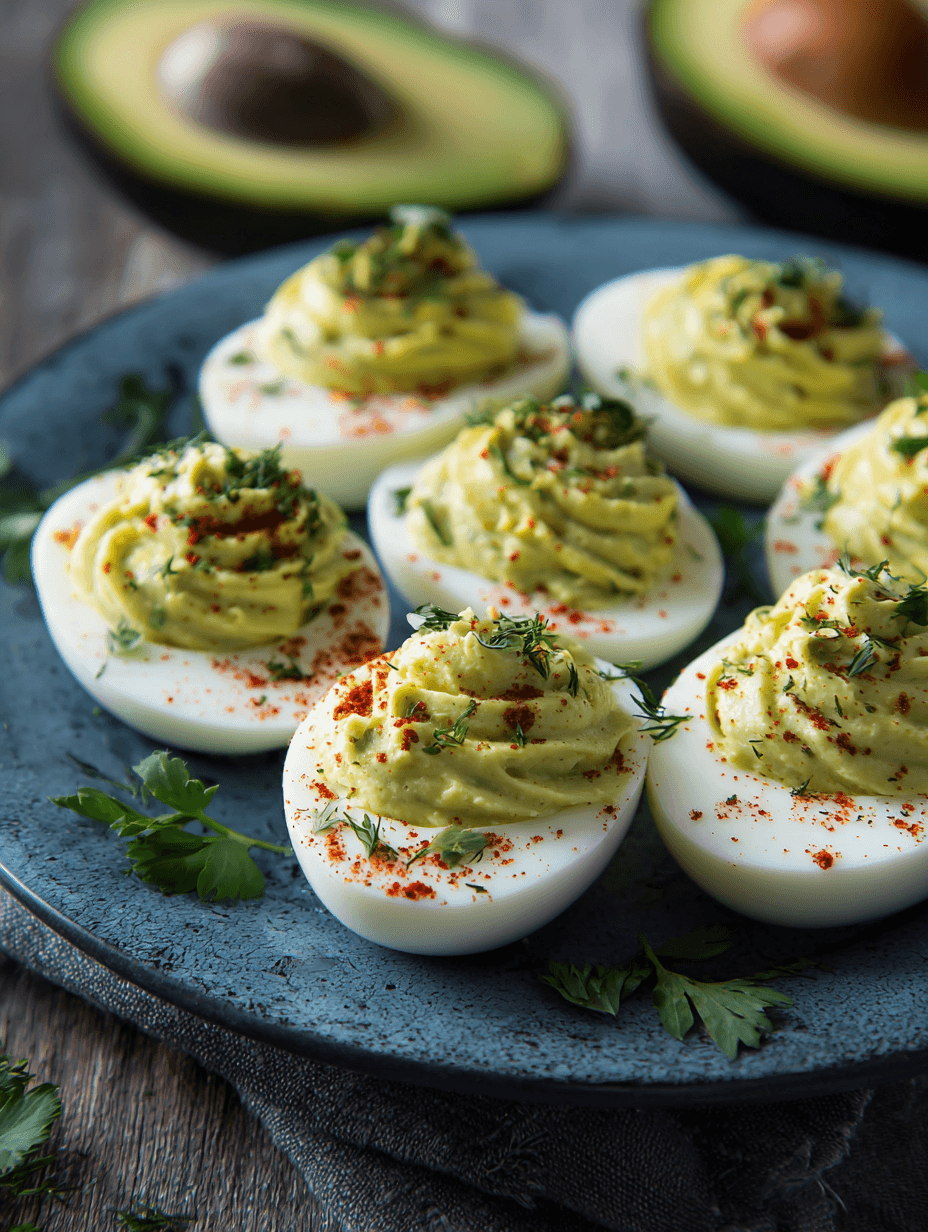Deviled Eggs With Avocado Recipe
