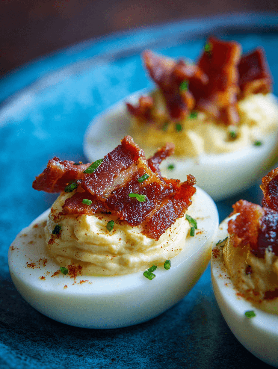 Deviled Eggs With Bacon Recipe