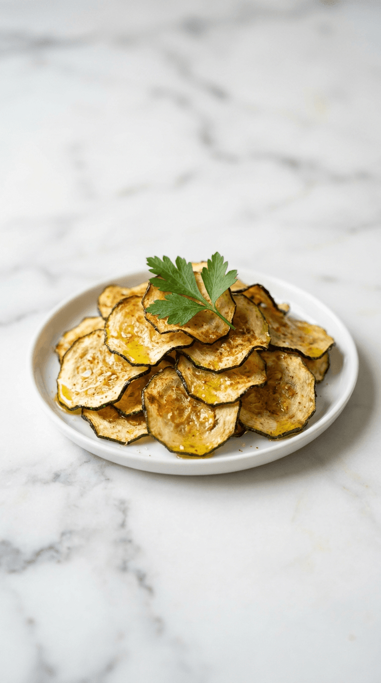 Diabetic Air Fryer Zucchini Chips
