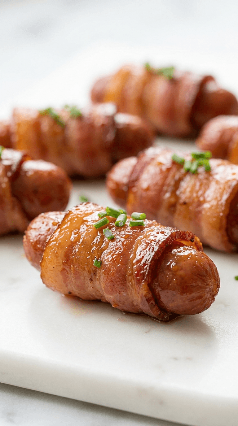 Diabetic Bacon Wrapped Smokies