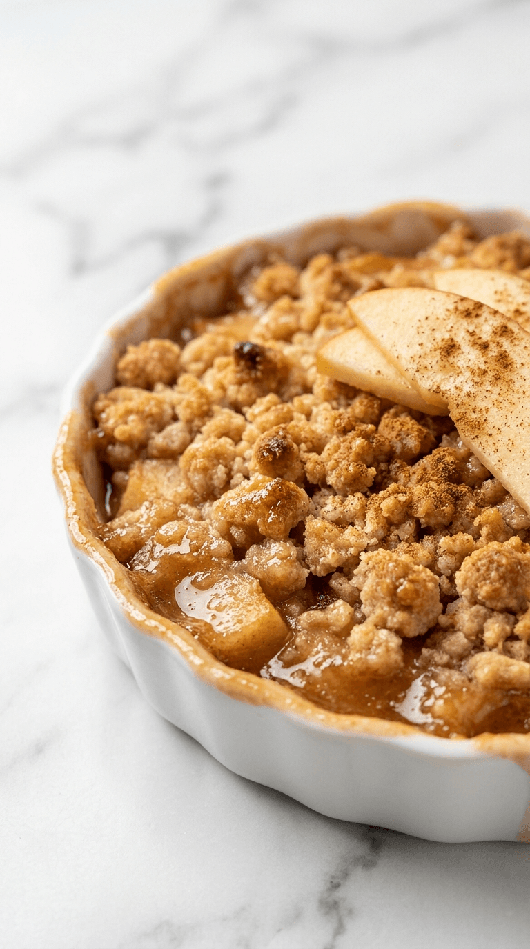 Diabetic Friendly Apple Crumble