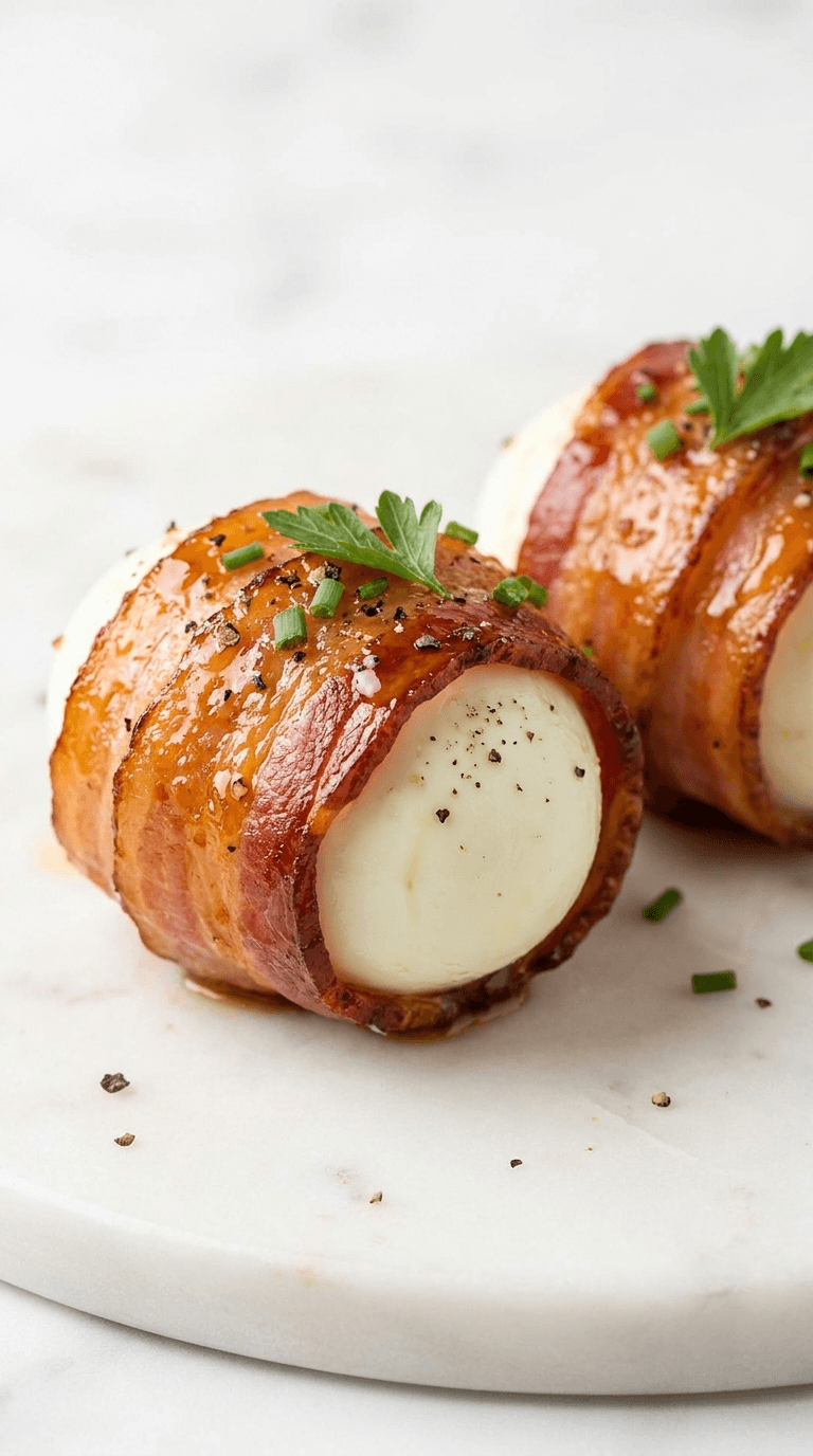 Diabetic Friendly Bacon Wrapped Eggs