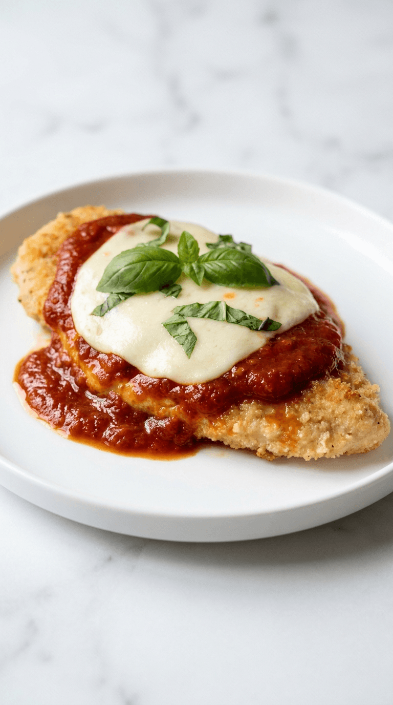 Diabetic Friendly Chicken Parmesan