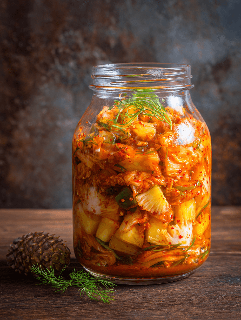 Fermented Pineapple Kimchi
