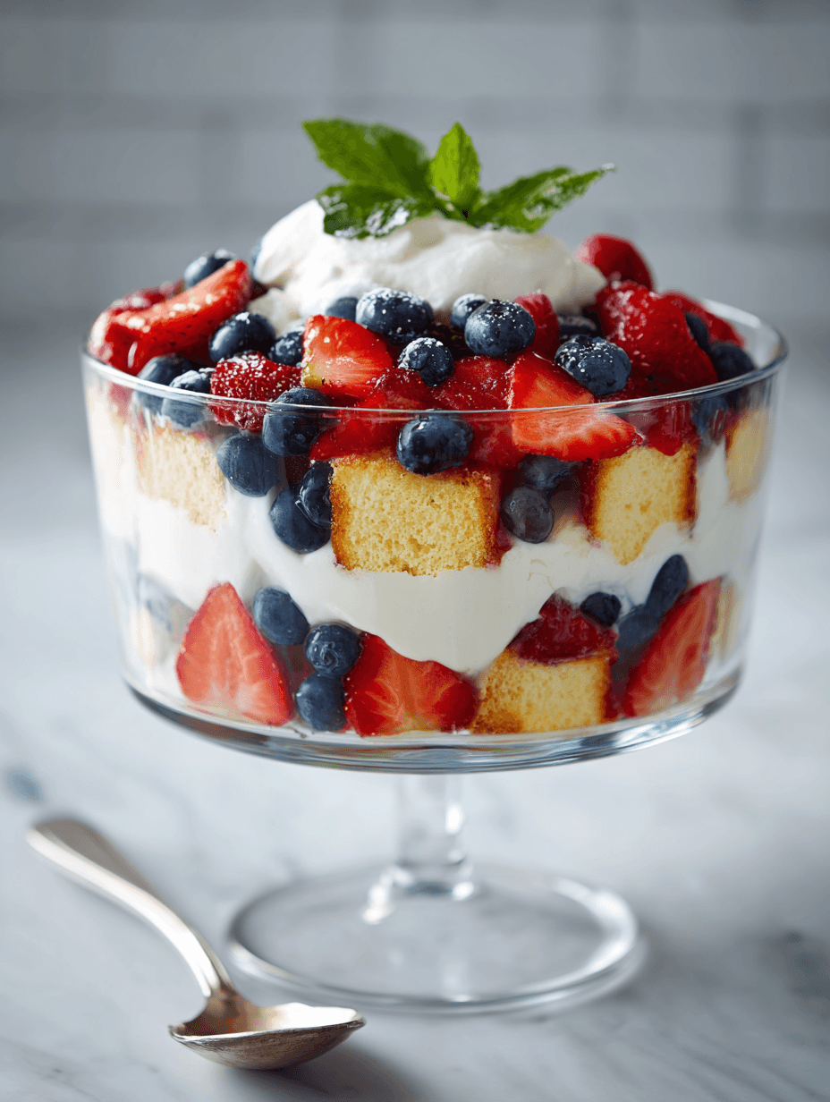 Fresh Berry Trifle Recipe