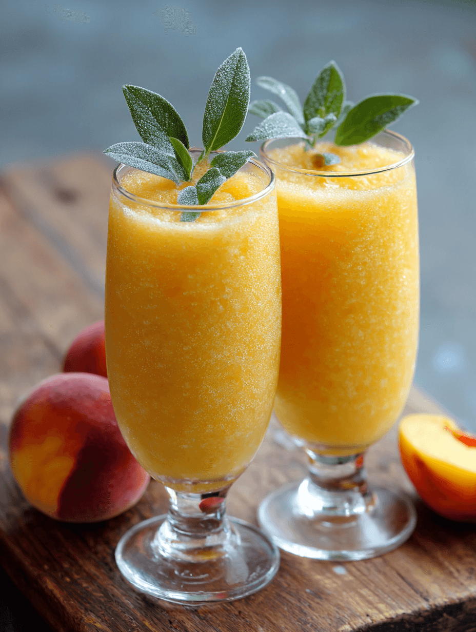Frozen Peach Lemonade Recipe