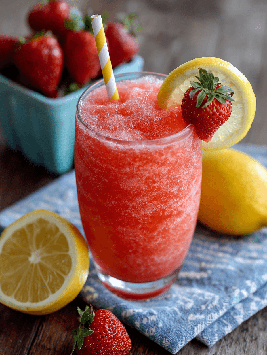 Frozen Strawberry Lemonade Recipe