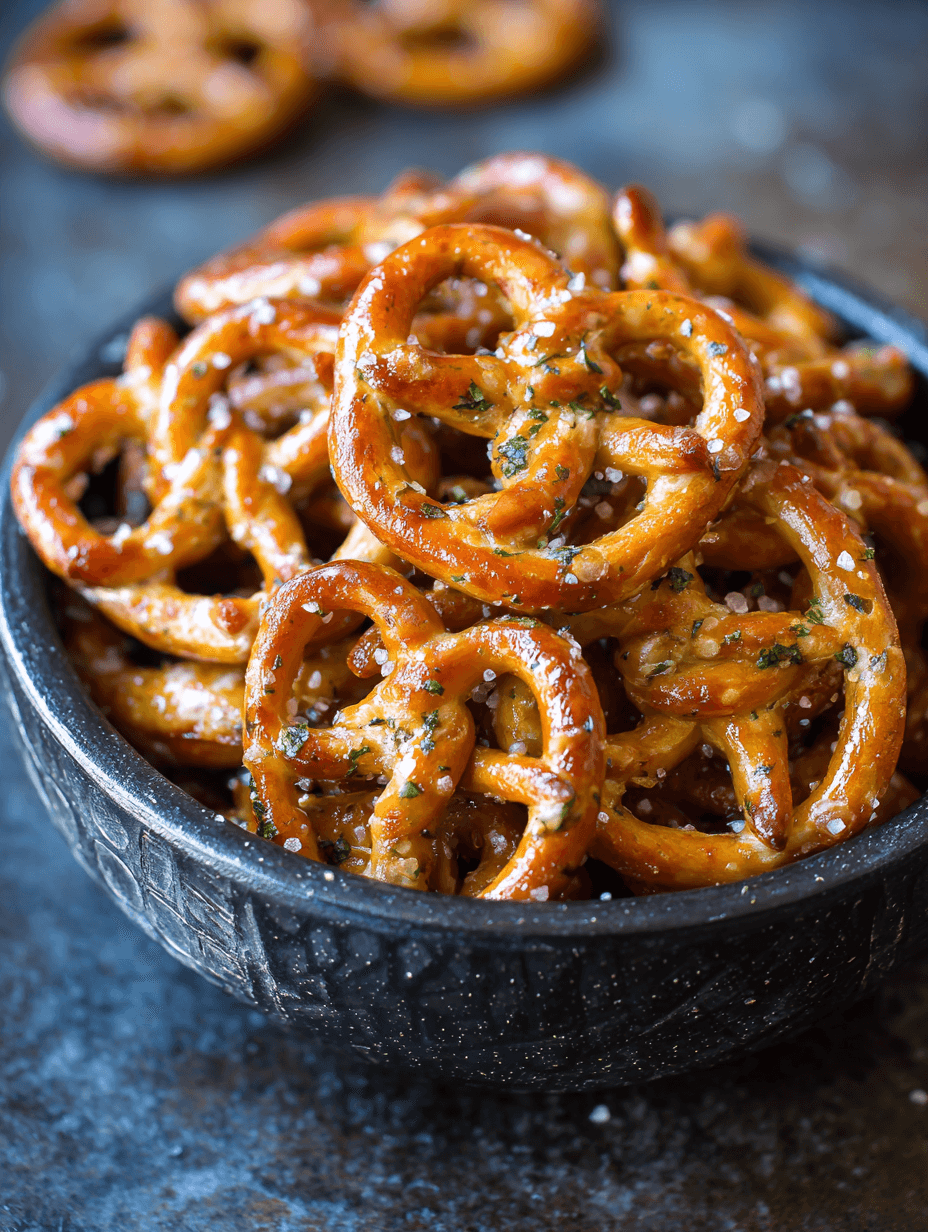 Garlic Ranch Pretzels