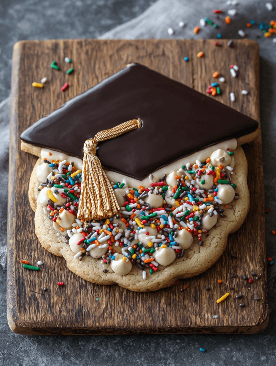 Graduation Cookie Cake Recipe