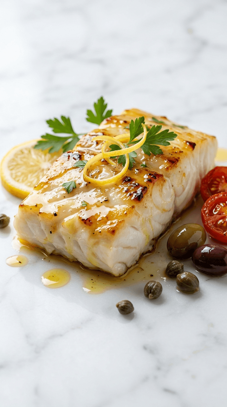 Healthy Low Carb Mediterranean Baked Cod