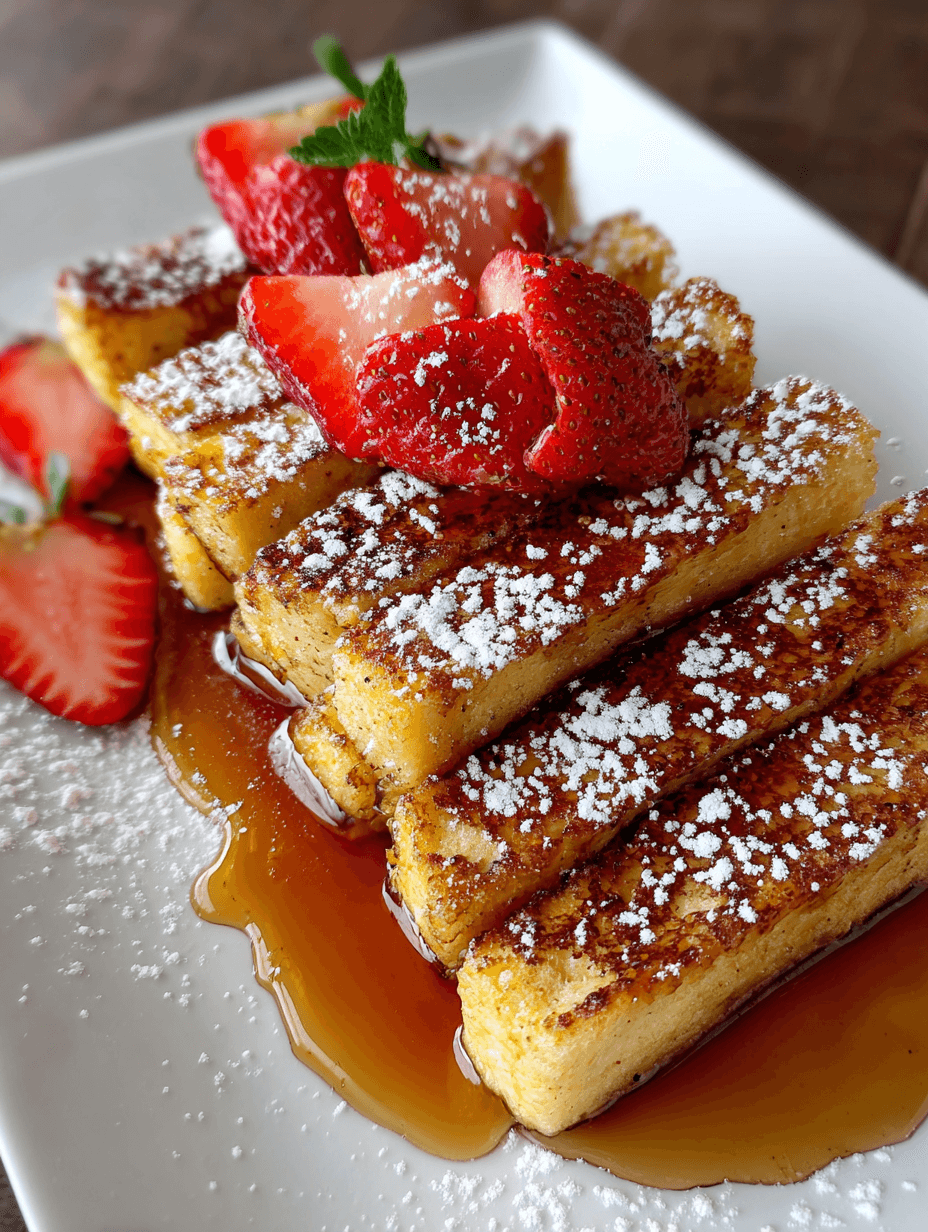 Homemade French Toast Sticks