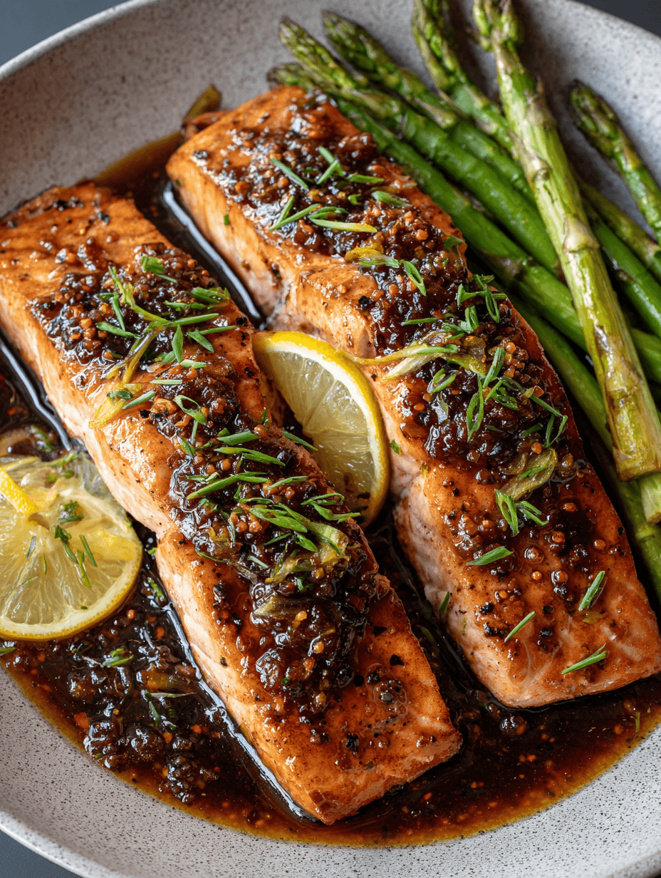 Honey Garlic Baked Salmon Recipe