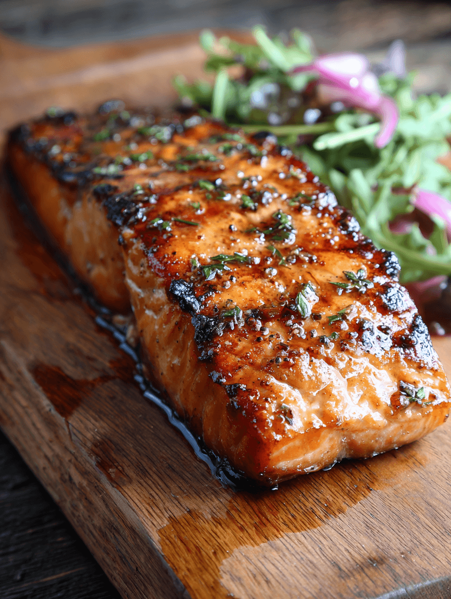 Honey Glazed Grilled Salmon Recipe