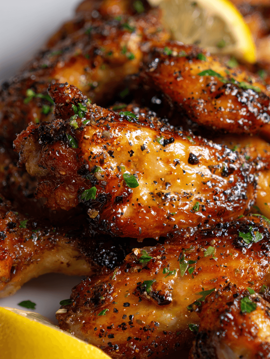 Honey Lemon Pepper Wings