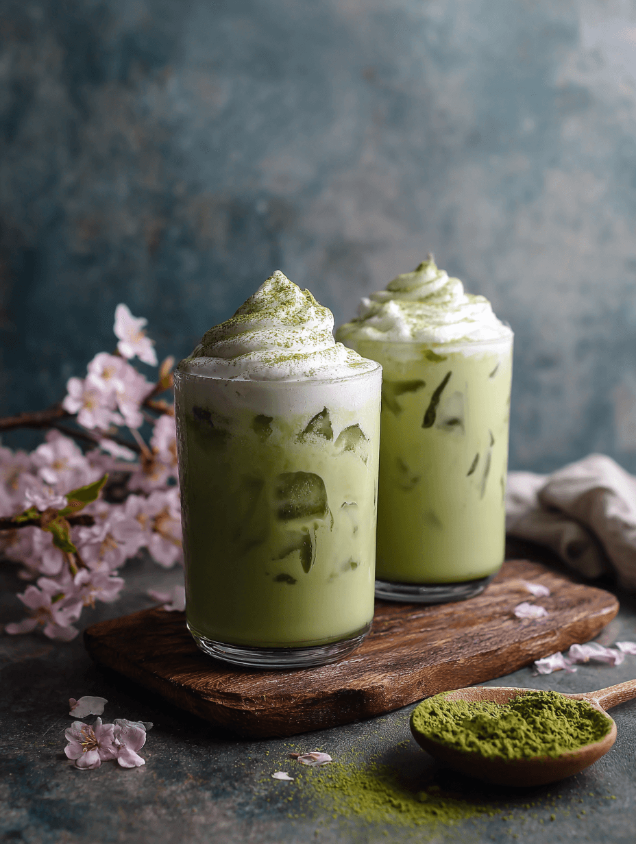 Iced Matcha Latte Recipe