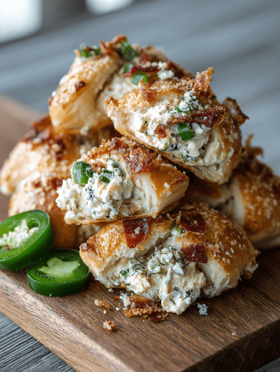 Jalapeño Popper Stuffed Pretzels